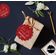 Etiquetas Penduradas para Garrafas 'Kiss The Miss Goodbye' para Despedida de Solteira, Metalizadas, Lembrancinhas - Inkdotpot 50 Etiquetas Metalizadas / Vermelho - Ouro Rosé