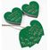 Etiquetas de Papel Metalizado "Thank You" para Lembrancinhas de Casamento - Inkdotpot 50 Etiquetas Metalizadas / Verde - Ouro Rosé
