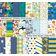 Bloco de 25 Folhas Tema Bebê para Scrapbook Lado Único, Papel Cartão Colorido, Fundos Decorativos, Cartões e Diário - Inkdotpot 30,48 Cm × 30,48 Cm / Multicolorido