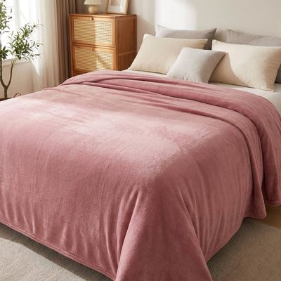 Manta Fleece Lisa Queen Rosa - Andreza