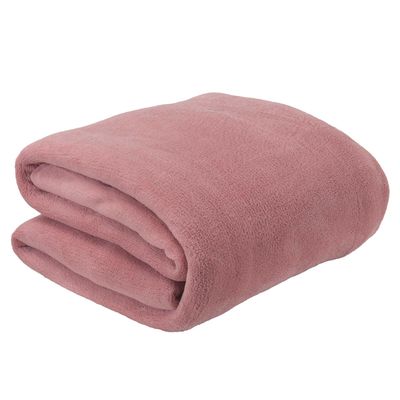 Manta Fleece Lisa Queen Rosa - Andreza