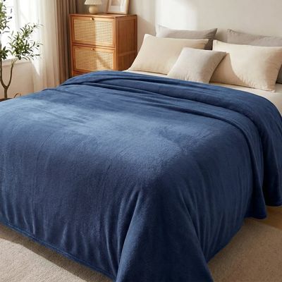 Manta Fleece Lisa Queen Azul - Andreza
