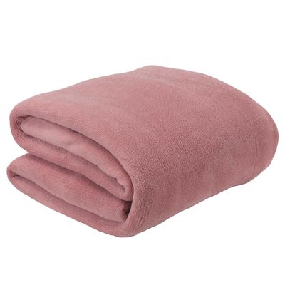 Manta Fleece Lisa Casal Rosa - Andreza