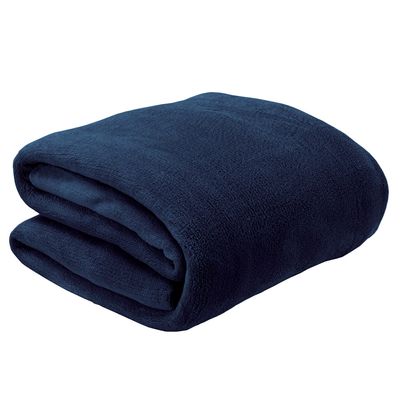 Manta Fleece Lisa Casal Azul - Andreza