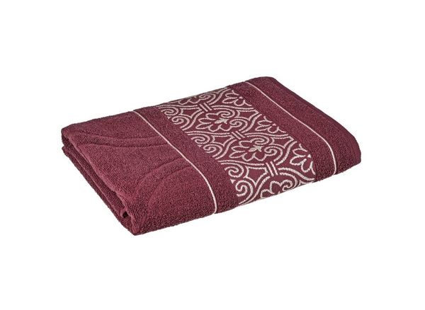 Toalha Rosto Taj 50x70cm Cavhome Borgonha