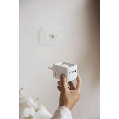 Difusor Elétrico De Cerâmica + óleo Concentrado Flor De Laranjeira 20ml Lenvie