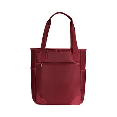Kit Mala de Bordo 10 kg Abs 4 Rodas Detroit + Bolsa Mochila Feminina Grande Esportiva Cora Vinho