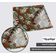 Jogo com 12 Guardanapos Designer Algodão-Canvas 51cm, Estampa Folhas Tropicais Marrom, Duráveis/Absorventes, Lavável à Máquina - Vargottam 50,8 Cm × 50,8 Cm – Pacote Com 12 Peças / Marrom