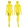 Kit 2 Moldes Traceease Figura Humana Feminina Frontal e Posterior para Ilustração, Estudos de Proporção e Apoio ao Desenho - Inkdotpot 30,48 Cm / Amarelo