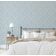 Papel Contact Vinílico Autoadesivo Impermeável Azul Estampa Art Déco Streamline Removível para Quartos e Salas - S4Sassy 63,5 cm (L) × 304,8 cm (C) / Azul - Vinil Liso