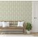 Papel de Parede Autoadesivo Impermeável Estampa Leque de Folhas Verde Removível, Ideal para Locatários, Quarto e Sala de Jantar - S4sassy 63,5 cm (L) × 304,8 cm (C) / Verde - Vinil Texturizado