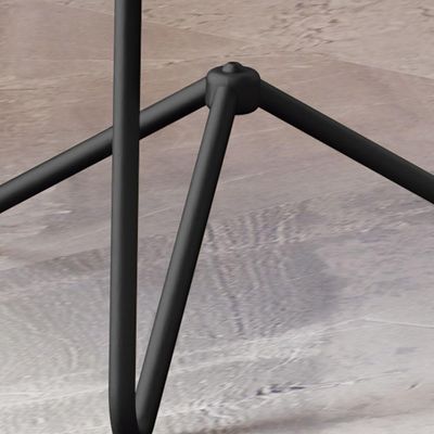 Mesa Lateral Alamanda Preto Preto - Moveis Jb