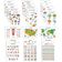 Traceease 25 Pôsteres Escolares Laminados para Ensino Fundamental, Mapas dos EUA e do Mundo, Sistema Solar, Matemática e Mais - IBA Crafts 27,94 Cm × 43,18 Cm / Multicolorido