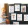 10 Pôsteres Laminados Educativos para Sala de Aula/Pré-Escola: Alfabeto, Dias da Semana, Emoções, Partes do Corpo, Estações - Traceease 22,86 Cm × 30,48 Cm / Multicolorido