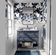 Papel de Parede Autoadesivo Pétalas Douradas Removível - Mural Instantâneo Azul para Quarto, Banheiro, Lavanderia, Closet - S4Sassy 63,5 cm (L) × 914,4 cm (C) / Azul - Vinil Texturizado