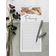 Calendário Perpétuo Rústico de Pena, Painel de Parede para Aniversários e Eventos Especiais, Caderno/Agenda - Inkdotpot 27,94 Cm × 13,72 Cm / Branco