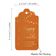 Etiquetas de Papel Pendentes com Foil 'Happy Diwali' para Lembrancinhas - Inkdotpot 50 Etiquetas Metalizadas / Laranja - Ouro Rosé