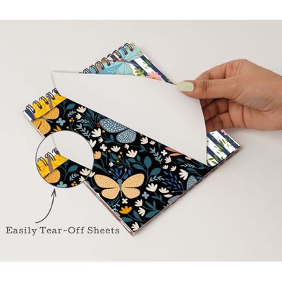 25 Folhas Estampadas de Borboletas para Scrapbook, Papel Lado Único, Cartão Colorido, Fundo Decorativo para Diário e Artesanato - Inkdotpot 15,24 Cm × 15,24 Cm / Multicolorido
