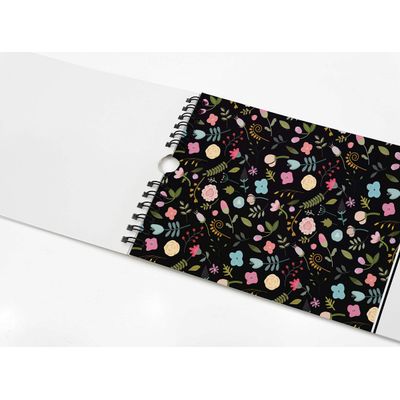 Calendário Perpétuo Floral de Parede, Lembrete de Aniversário/Eventos Especiais, Caderno/Agenda, Presente/Cartão, Planejador - Inkdotpot 27,94 Cm × 13,72 Cm / Multicolorido