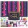 Tema Confete Kit Papel Scrapbook Dupla-Face Cartolina 30x30 cm para Cartões Pacote com Adesivos - 16 Páginas - Multicolorido - Inkdotpot 30,48 Cm × 30,48 Cm / Multicolorido