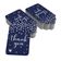 Etiquetas de Papel com Foil para Lembranças de Festas e Casamentos - Inkdotpot 50 Etiquetas Metalizadas / Azul - Prata