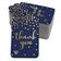 Etiquetas de Papel com Foil para Lembranças de Festas e Casamentos - Inkdotpot 50 Etiquetas Metalizadas / Azul - Prata