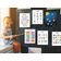 Traceease 10 Cartazes Educativos Laminados: Alfabeto/Números/Formas/Emoções/Sistema Solar|Sala/Pré-Escola/Ensino em Casa/Bebê - IBA Crafts 27,94 Cm × 43,18 Cm / Multicolorido