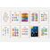 Traceease 10 Cartazes Educativos Laminados: Alfabeto/Números/Formas/Emoções/Sistema Solar|Sala/Pré-Escola/Ensino em Casa/Bebê - IBA Crafts 27,94 Cm × 43,18 Cm / Multicolorido
