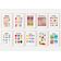 Traceease 10 Cartazes Educativos Laminados para Sala, Pré-Escola e Ensino em Casa — Alfabeto, Números, Meses, Emoções, Cores - IBA Crafts 22,86 Cm × 30,48 Cm / Multicolorido