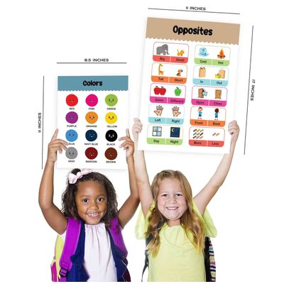 Cartazes Traceease para Ensino Fundamental, Pacote 25 Laminados, Mapas EUA e Mundo, Sistema Solar, Matemática e Mais - IBA Crafts 27,94 Cm × 43,18 Cm / Multicolorido