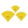 Traceease Estênceis de Molde Cônico para Quilting, Conjunto com 3 (8 cm/10 cm/13 cm) para Costura e Patchwork S8 - IBA Crafts Amarelo