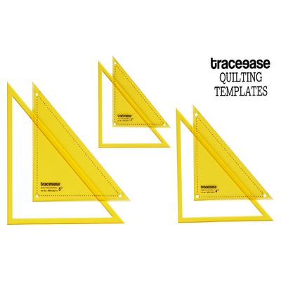 Traceease Moldes para Quilting e Ferramentas de Desenho, Kit para Caderno DIY e Scrapbook para Escritório e Escola, 15 Peças - IBA Crafts Amarelo