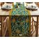 Caminho de Mesa de Algodão Duplo com Borda, Estampa Floral, Lavável à Máquina para Mesa de Jantar, Casas Rústicas e Modernas - Vargottam 35,56 Cm (L) × 274,32 Cm (C) / Amarelo