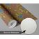 Papel de Parede Floral Marrom Autoadesivo em Vinil, Revestimento Fácil DIY para Decoração Boho de Sala e Ambientes - S4Sassy 63,5 cm (L) × 304,8 cm (C) / Marrom - Vinil Texturizado