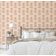 Papel de Parede Adesivo Vinílico, Floral Étnico Removível, Impermeável para Quartos e Salas - Bege - S4Sassy 63,5 cm (L) × 609,6 cm (C) / Bege - Vinil Texturizado