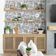 Papel Contato Decorativo Autoadesivo Impermeável Cinza com Árvores Tropicais Esboçadas à Mão Removível para Quarto/Sala de Jantar - S4Sassy 63,5 cm (L) × 609,6 cm (C) / Cinza - Vinil Texturizado