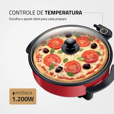 Panela Elétrica Mondial Multicook Red PE-28 110