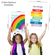 Traceease 10 Cartazes Laminados Sala de Aula/Jardim/Ensino Domiciliar/Bebê - ABC, Números, Formas, Emoções, Tempo - IBA Crafts 27,94 Cm × 43,18 Cm / Multicolorido
