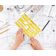 Molde Arquitetônico Traceease, Estêncil Plástico Profissional com Símbolos de Móveis e Recortes Padronizados, 24,1 cm x 15,2 cm - Inkdotpot Amarelo