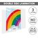 Traceease 10 Cartazes Laminados Sala de Aula/Jardim/Ensino Domiciliar/Bebê - ABC, Números, Formas, Emoções, Tempo - IBA Crafts 22,86 Cm × 30,48 Cm / Multicolorido