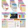 Traceease - 25 Pôsteres Laminados para Ensino Fundamental: Mapas EUA/Mundo, Sistema Solar, Tabela Periódica, Matemática e Mais - IBA Crafts 21,59 Cm × 27,94 Cm / Multicolorido