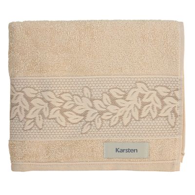 Toalha Rosto Provence 80X48Cm 430G/M2 Bege Grão - Karsten