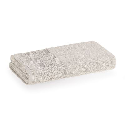 Toalha Rosto Provence 80X48Cm 430G/M2 Cinza Platina - Karsten