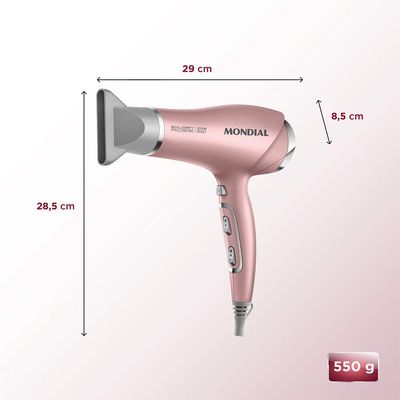 Secador de Cabelos, Mondial, Golden Rose, 2200W, BIVOLT - SC-32-BI