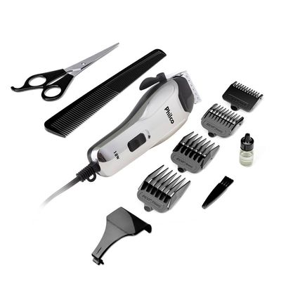 Máquina de Cortar Cabelo Britânia PCR04 com 4 Pentes - 127V