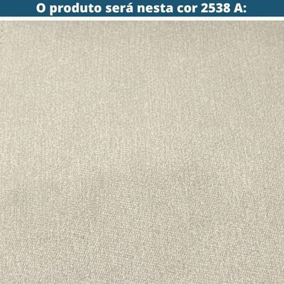 Sofá 3 Lugares Mh-4205 Herval 203 Cm (larg) Madeira Maciça Estofado Bege Base Laca Fosca Grafite