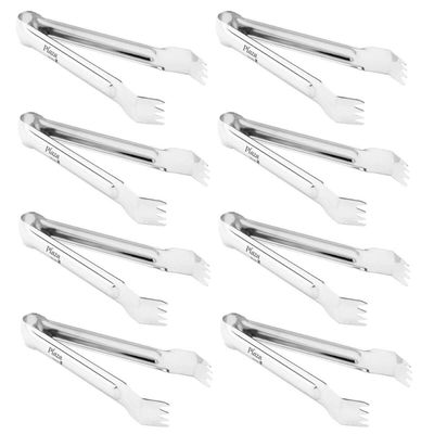 Kit 8 Pegadores de Carne Aço Inox Pequeno para Restaurante Rodízio Churrasco Hercules