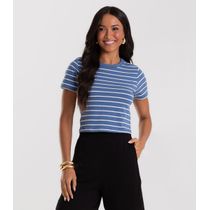 Blusa Feminina em Cotton Leve Rovitex Azul