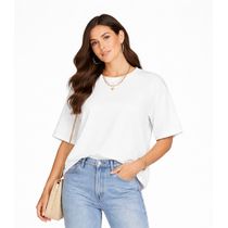 Blusa Feminina Com Mangas Amplas Infinita Cor Bege