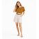 Blusa Feminina Elástico Na Cintura Infinita Cor Marrom M / Marrom